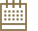 Gold Calendar Icon